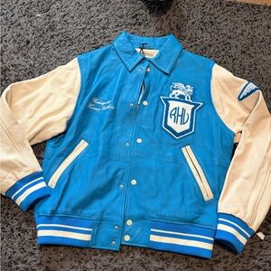 Rhude Blue and Cream Jacket